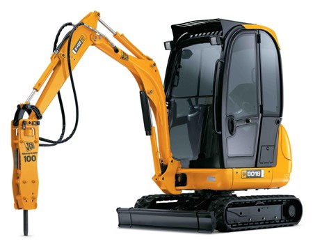 Компактный экскаватор jcb mini 8018