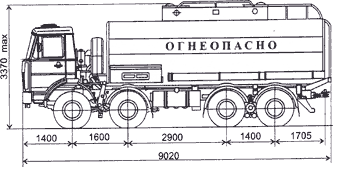 Автотопливозаправщик АТЗ-20-237